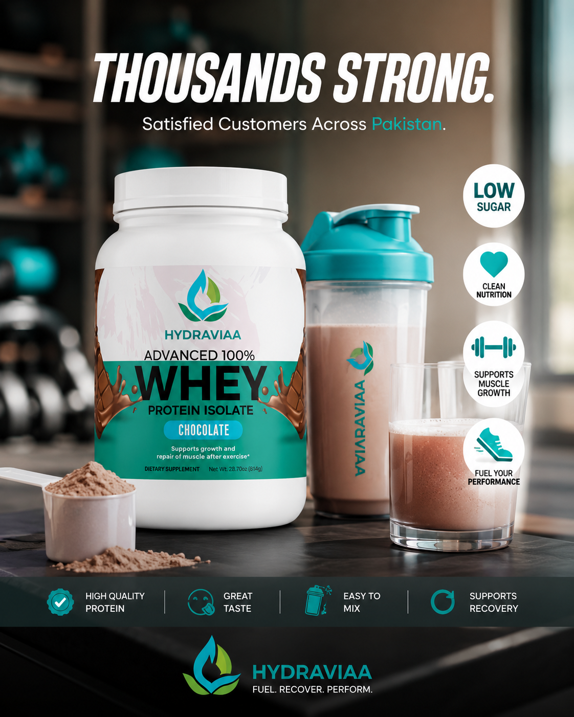 advanced 100% whey protein isolate